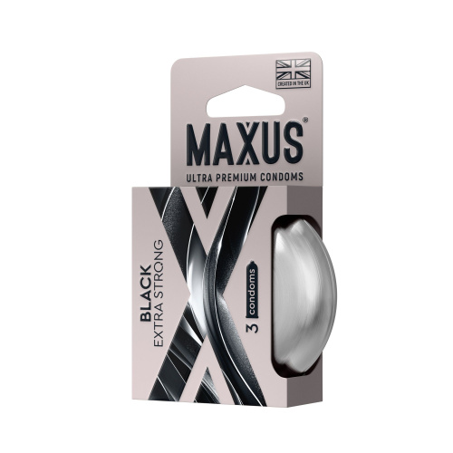 Черные утолщенные презервативы MAXUS Extra Strong с железным кейсом - 3 шт. фото 2 Черные утолщенные презервативы MAXUS Extra Strong с железным кейсом - 3 шт. фото 2