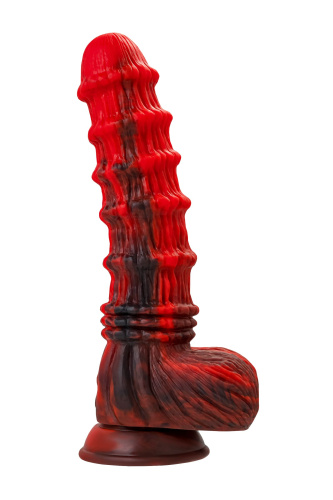 Силиконовый вибратор Monster Tops - 27 см. фото 4