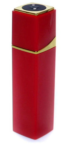 Красный мини-вибратор в форме помады фото 2