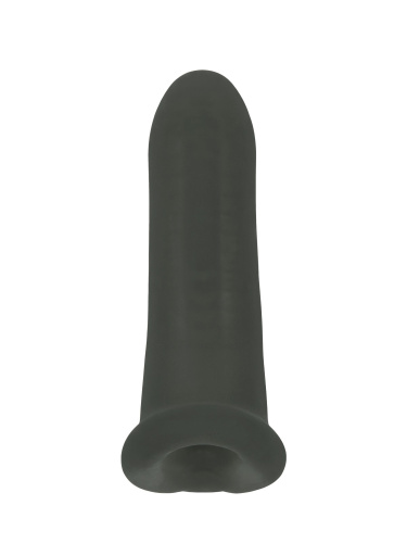 Черный фаллоудлинитель Striker - 13,5 см. фото 2