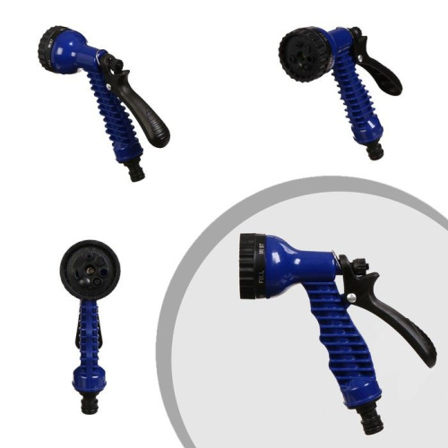 Чудо-шланг в нейлоновой оплётке с распылителем и штуцером (15 метров) фото 3 Чудо-шланг в нейлоновой оплётке с распылителем и штуцером (15 метров) фото 3