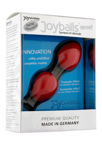Красные вагинальные шарики Joyballs Secret фото 2