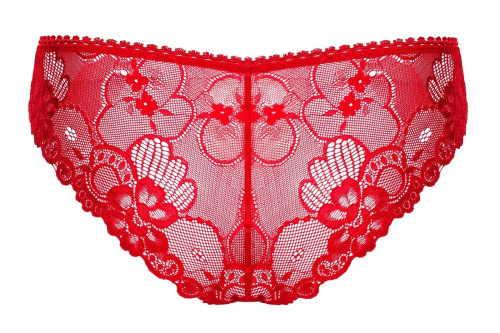 Трусики Heartina с кружевами и подвеской-сердечком фото 4