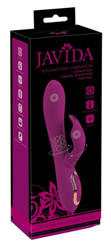 Фиолетовый вибратор 3 Function Vibrator с вращением бусин - 23 см. фото 2 Фиолетовый вибратор 3 Function Vibrator с вращением бусин - 23 см. фото 2