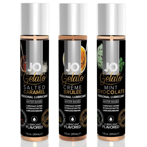 Подарочный набор вкусовых лубрикантов Tri-Me Triple Pack Gelato фото 2