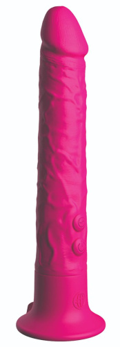 Ярко-розовый вибромассажер-реалистик с присоской Classix Wall Banger 2.0 - 19,1 см. фото 2