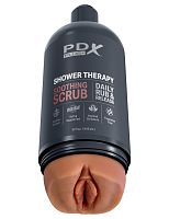 Мастурбатор-вагина цвета карамели Shower Therapy Soothing Scrub Мастурбатор-вагина цвета карамели Shower Therapy Soothing Scrub