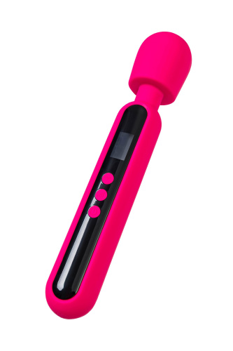 Ярко-розовый wand-вибратор Mashr - 23,5 см. фото 4