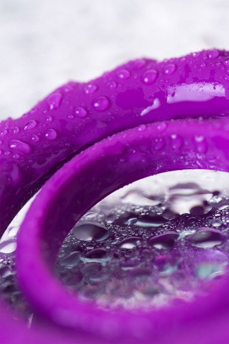 Фиолетовое эрекционное кольцо на пенис JOS  GOOD BUNNY фото 10