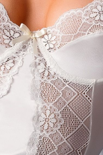 Корсаж Blanchet с игривыми оборками и кружевами фото 3