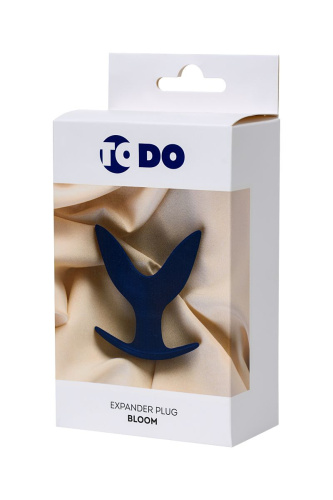 Синяя силиконовая расширяющая анальная втулка Bloom - 9,5 см. фото 6 Синяя силиконовая расширяющая анальная втулка Bloom - 9,5 см. фото 6