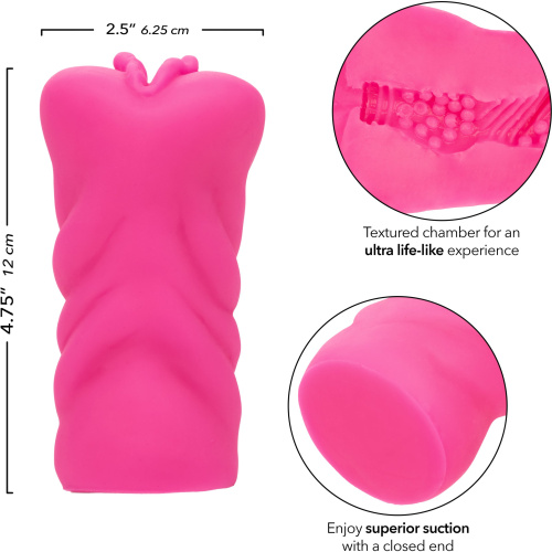 Розовый мастурбатор Stroker Kitty фото 5