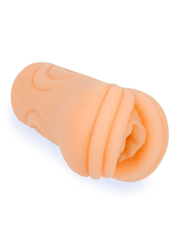 Телесный мастурбатор-вагина с рельефом на поверхности фото 2