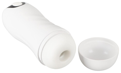 Белый мастурбатор Masturbator with 2 functions фото 6