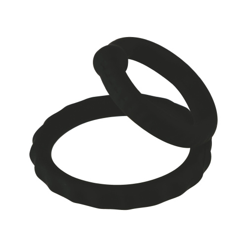 Двойное эрекционное кольцо из медицинского силикона Двойное эрекционное кольцо из медицинского силикона