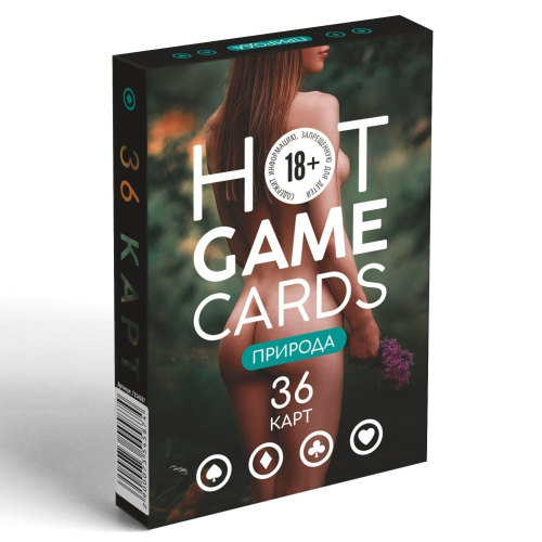 Игральные карты Hot Game Cards «Природа» Игральные карты Hot Game Cards «Природа»