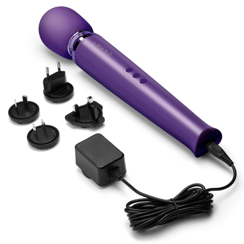 Фиолетовый вибратор Le Wand Rechargeable Vibrating Massager - 34 см. фото 5