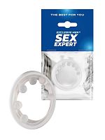 Эрекционное кольцо с мягкой стимулирующей насадкой