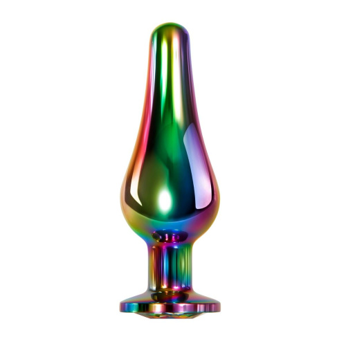 Набор из 3 радужных анальных пробок Rainbow Metal Plug Set фото 3