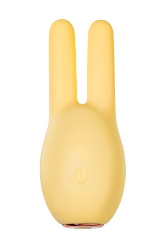 Желтый клиторальный стимулятор с ушками Mr. Bunny фото 2