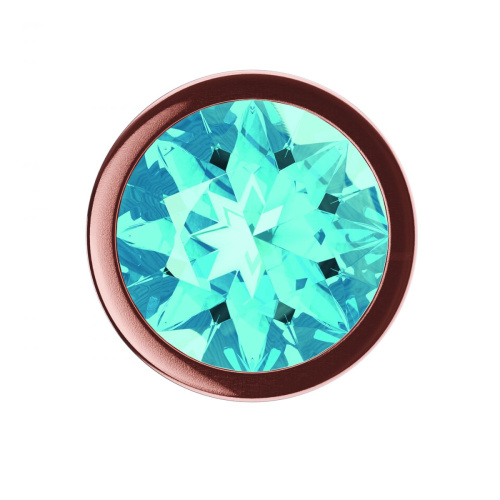 Пробка цвета розового золота с кристаллом Diamond Topaz Shine L - 8,3 см. фото 3