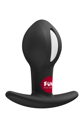 Черная анальная пробка B Ball Uno - 7,3 см. фото 2