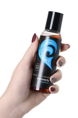 Охлаждающее массажное масло  Симфония любви  с ароматом карамели - 100 мл. фото 2