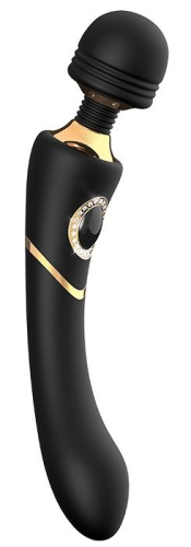 Черный жезловый вибратор MONICA - 24,1 см. фото 2