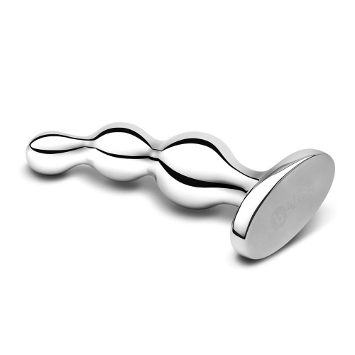 Стальной анальный фаллоимитатор для простаты Stainless Steel Anal Beads - 13 см. фото 5