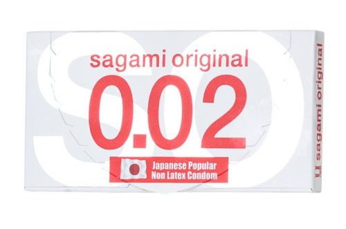 Ультратонкие презервативы Sagami Original 0.02 - 2 шт. Ультратонкие презервативы Sagami Original 0.02 - 2 шт.