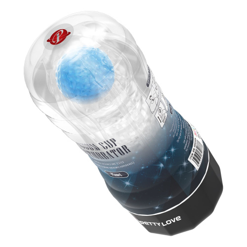 Прозрачный текстурированный мастурбатор Vacuum Cup Masturbator Planet фото 2