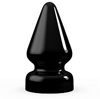 Чёрная анальная пробка MAGNUM 4 - 23 см.