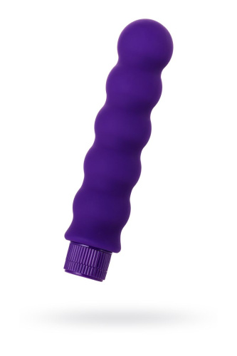 Фиолетовый фигурный вибратор - 17 см. фото 2