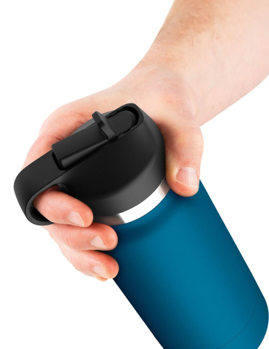 Мастурбатор-вагина в синей колбе F*ck Flask фото 6