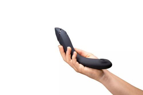 Темно-серый стимулятор G-точки Womanizer OG c технологией Pleasure Air и вибрацией - 17,7 см. фото 5