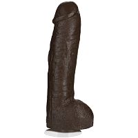 Коричневый фаллоимитатор BAM Huge 13  Realistic Cock - 31 см. Коричневый фаллоимитатор BAM Huge 13  Realistic Cock - 31 см.