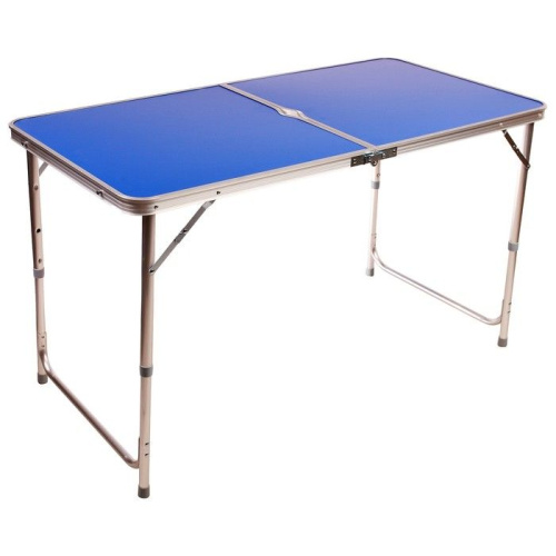 Синий складной туристический столик Maclay (120х60х70 см) фото 5