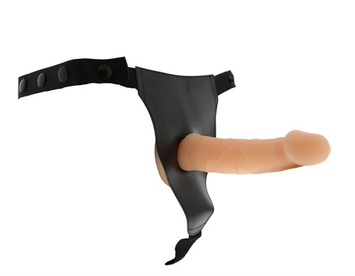 Женский страпон с реалистичной насадкой - 17,5 см. фото 2