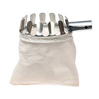 Металлический плодосъёмник с текстильным мешком