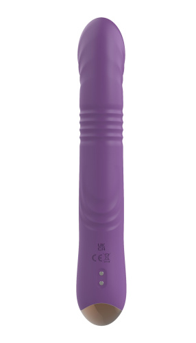 Фиолетовый вибратор-кролик с возвратно-поступательной стимуляцией фото 5