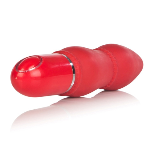 Красный анальный вибратор COLT Rider - 14 см. фото 4
