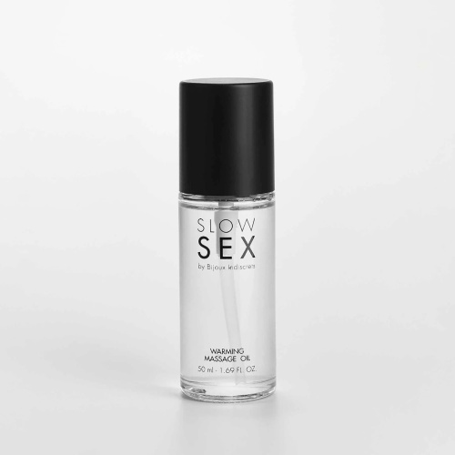 Съедобное cогревающее массажное масло Slow Sex - 50 мл. фото 2