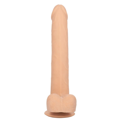 Телесный фаллоимитатор-гигант Size Queen 10  - 30,5 см. фото 3