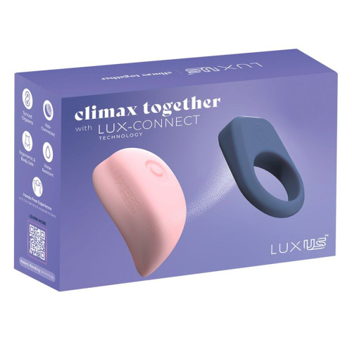 Набор Kiiroo Luxus: интерактивный вибратор LuxHer и эрекционное кольцо LuxHim фото 2