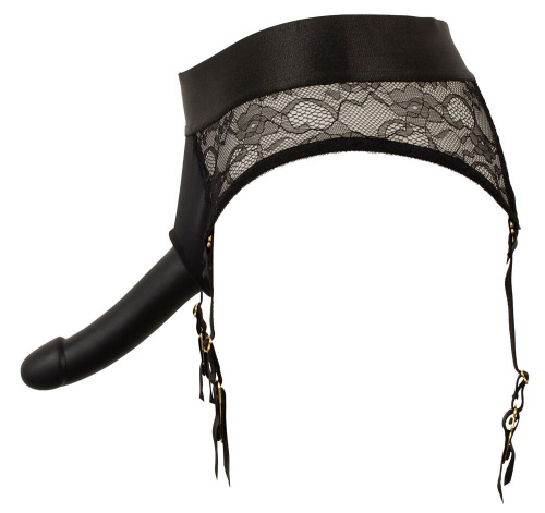 Черный женский страпон Strap-on Set: трусики и насадка фото 2 Черный женский страпон Strap-on Set: трусики и насадка фото 2