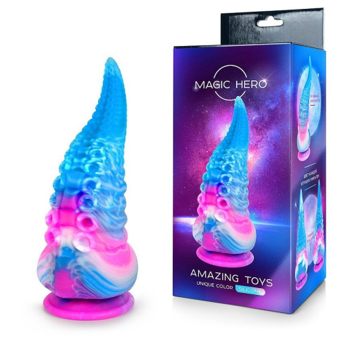 Фантазийный фаллоимитатор в форме щупальца - 21 см. фото 2