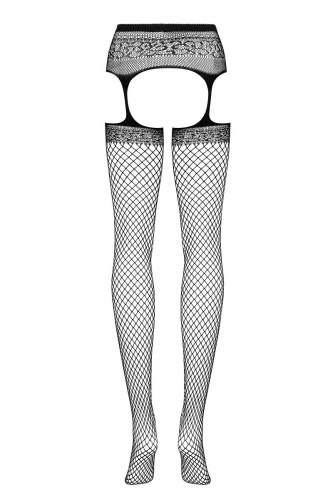 Ажурные колготки с вырезами и интимным доступом фото 4