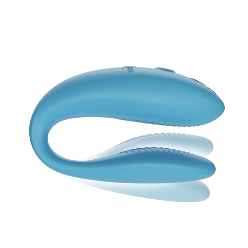 Бирюзовый вибромассажер для пар We-Vibe Sync Go фото 6