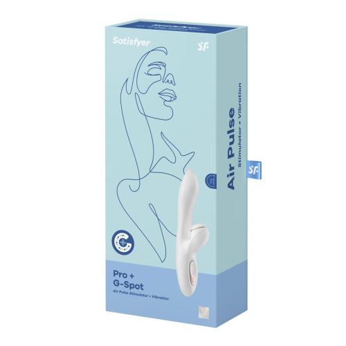 Вибромассажер с вакуумно-волновой клиторальной стимуляцией Satisfyer Pro + G-Spot - 22 см. фото 5