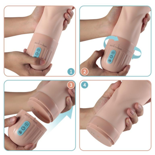 Мастурбатор-вагина Beata с функциями всасывания и вибрации фото 3